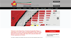 Desktop Screenshot of fcacanadaeast.com